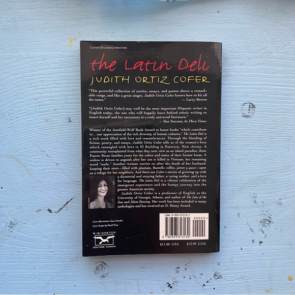 Hispanic Heritage 90s VTG Paperback Book: The Latin Deli by Judith Ortiz Cofer - Picture 7 of 7